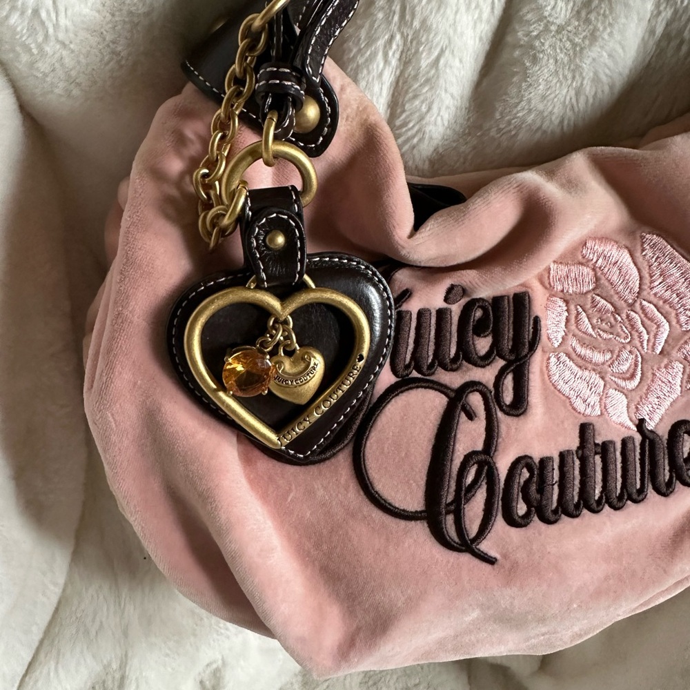 Juicy Couture Pink Velvet Women's Bag